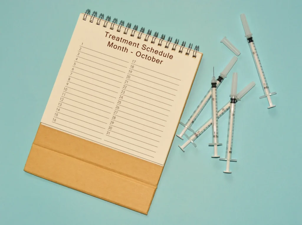 IVF stimulation treatment schedule